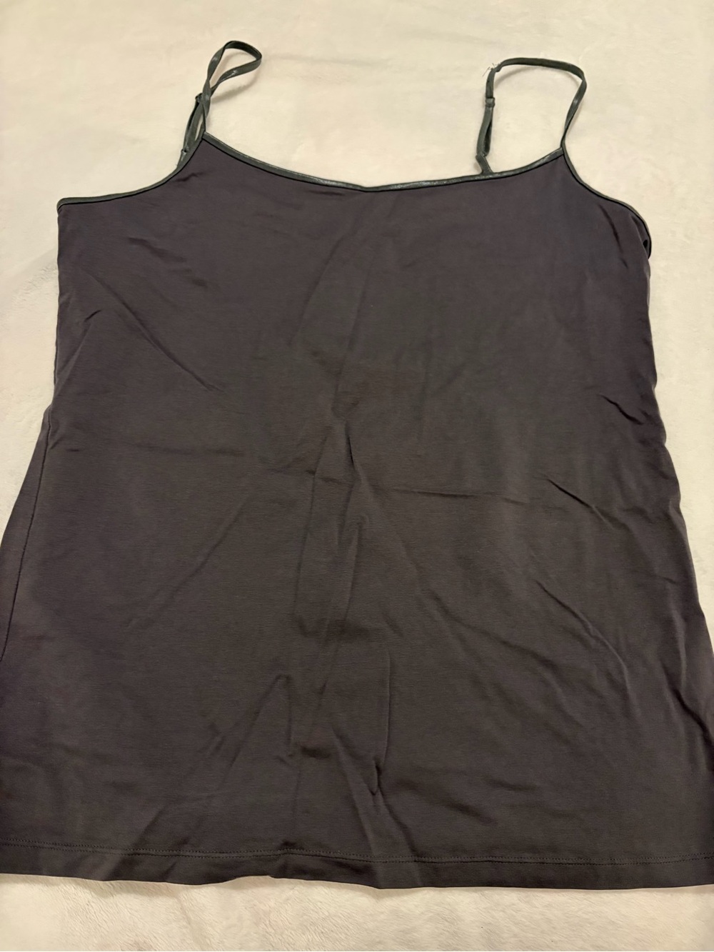 LOFT Grey Spaghetti Strap Cami